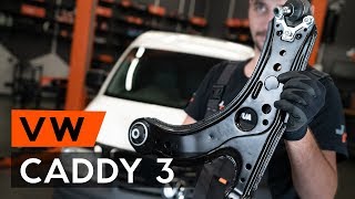 Come cambiare Braccetti oscillanti superiori e inferiori VW Caddy 3 Van - video tutorial