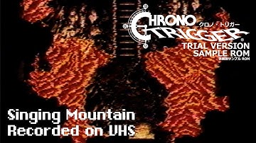 [SFC] Chrono Trigger  - Singing Mountain Footage from Prerelease (Recorded on VHS)