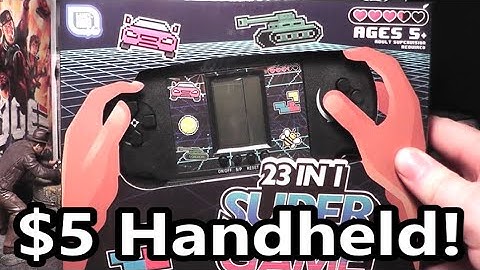 Five Below $5 "23 in 1 Super Game" LCD Handheld Game Review