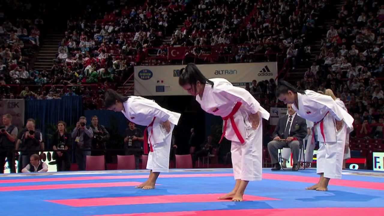 1 2 Bronze Female Team Kata Venezuela Vs France Wkf