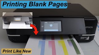 Epson XP 970 Printing Blank Pages - Fix With Printhead & Power Cleaning !