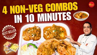 4 Non-Veg Combos from 1 Chicken Curry Base | Fast & Profitable Cloud Kitchen Ideas Wealth