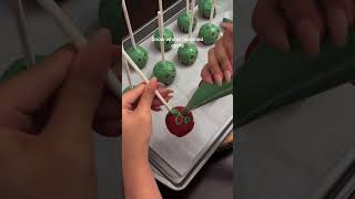 Poison apple cake pops 1 cup flour 1 cup sugar 1 3 cup cocoa... #Shorts #angelsweets0