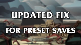 Updated Way to Fix Preset Save Problem ("Presets cannot be applied to support tools") screenshot 2