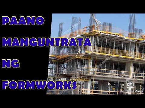 Paano Manguntrata ng Formworks, PAANO KUMITA, FORMWORKS PARAMETERS