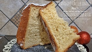 PANDORO FACILE CON IMPASTO UNICO  - CON LIEVITO MADRE (RICETTA DA KG)