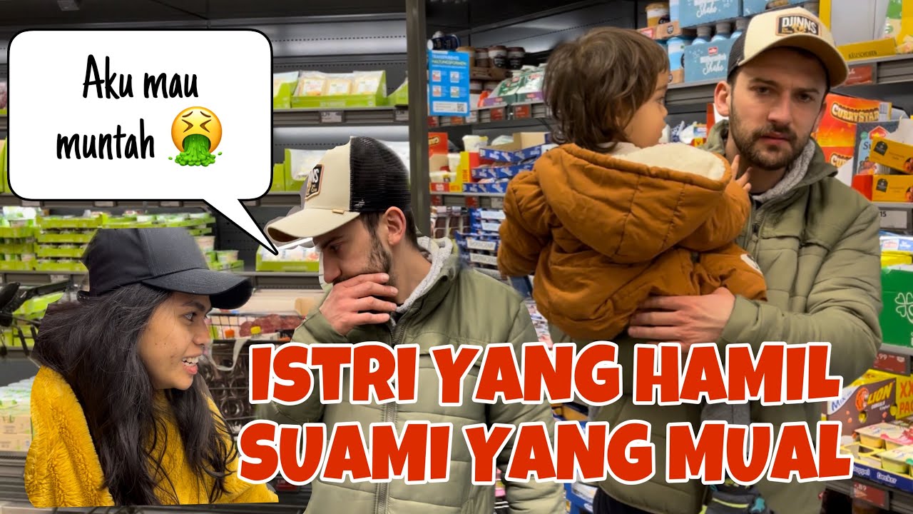 ISTRI HAMIL SUAMI BULE YANG MUAL ⁉️BELANJA BULANAN