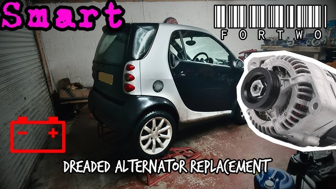 Smart Fortwo 450 Starter motor replacement and lowering the Engine