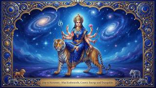 4K Day 4 Of Navaratri - Maa Kushmanda TV Screensaver (3 Hours) | Relaxing Ambient Music & Fine Art
