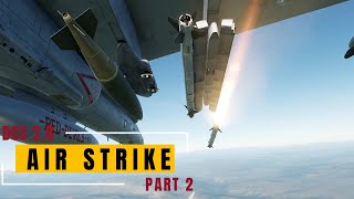 F18 Hornet Air strike on Weapon Plant and dogfight with two MiG-23s PART 2 | DCS WORLD 2.8 screenshot 1