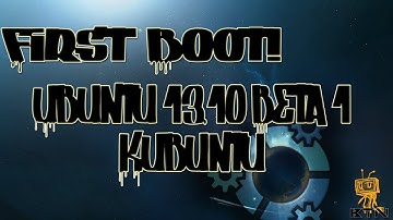 First Boot! - Ubuntu 13.10 Beta 1 Kubuntu (Saucy Salamander) Edition