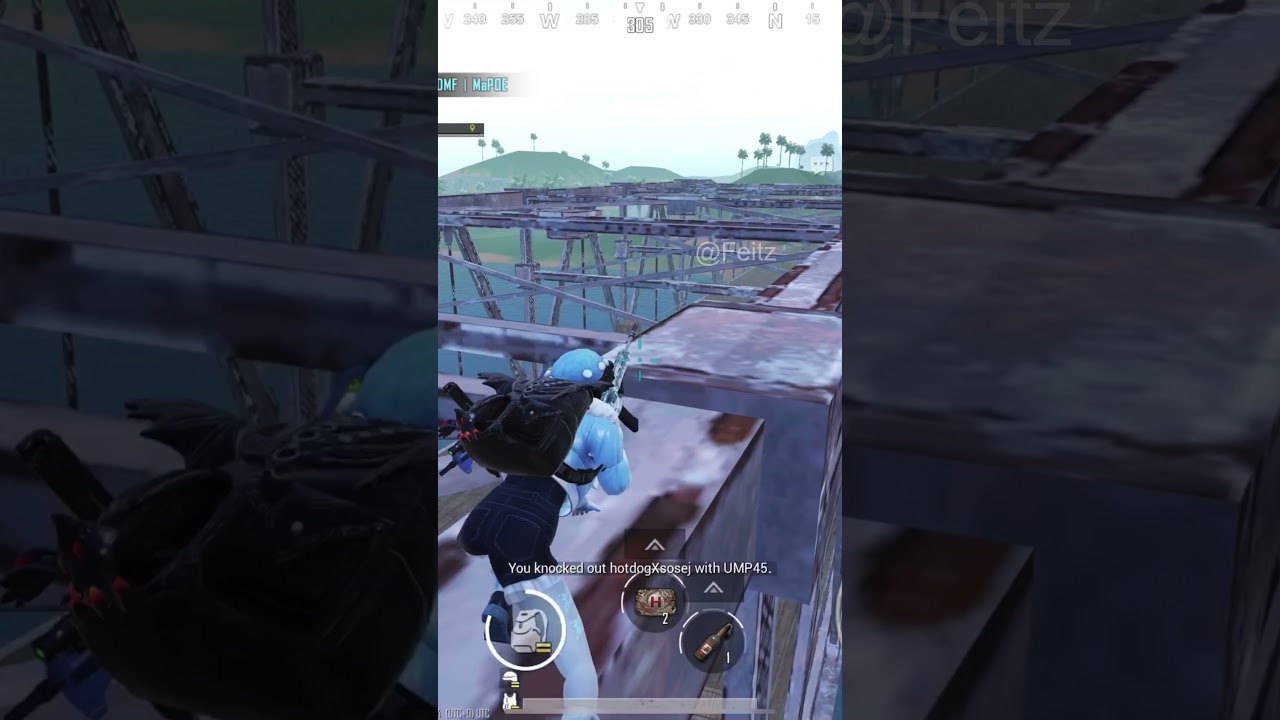 Feitz walked on top of the bridge and wiped two different teams! 🔥