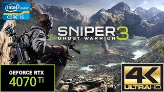 Sniper :Ghost Warrior 3  / 4K / 4070Ti /  Cry Engine makes us cry...