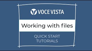 Working with files (formats, saving, importing and searching) (Quickstart Tutorial) Net Worth
