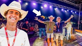 We Snuck On Stage With Josh Ross!
