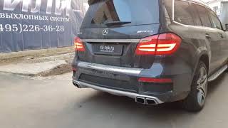 Злой выхлоп на Mercedes GL63 AMG