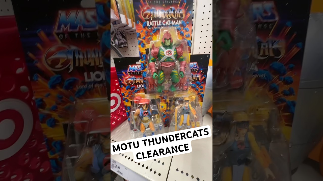 Masters of the Universe X Thundercats toy clearance at Target! 