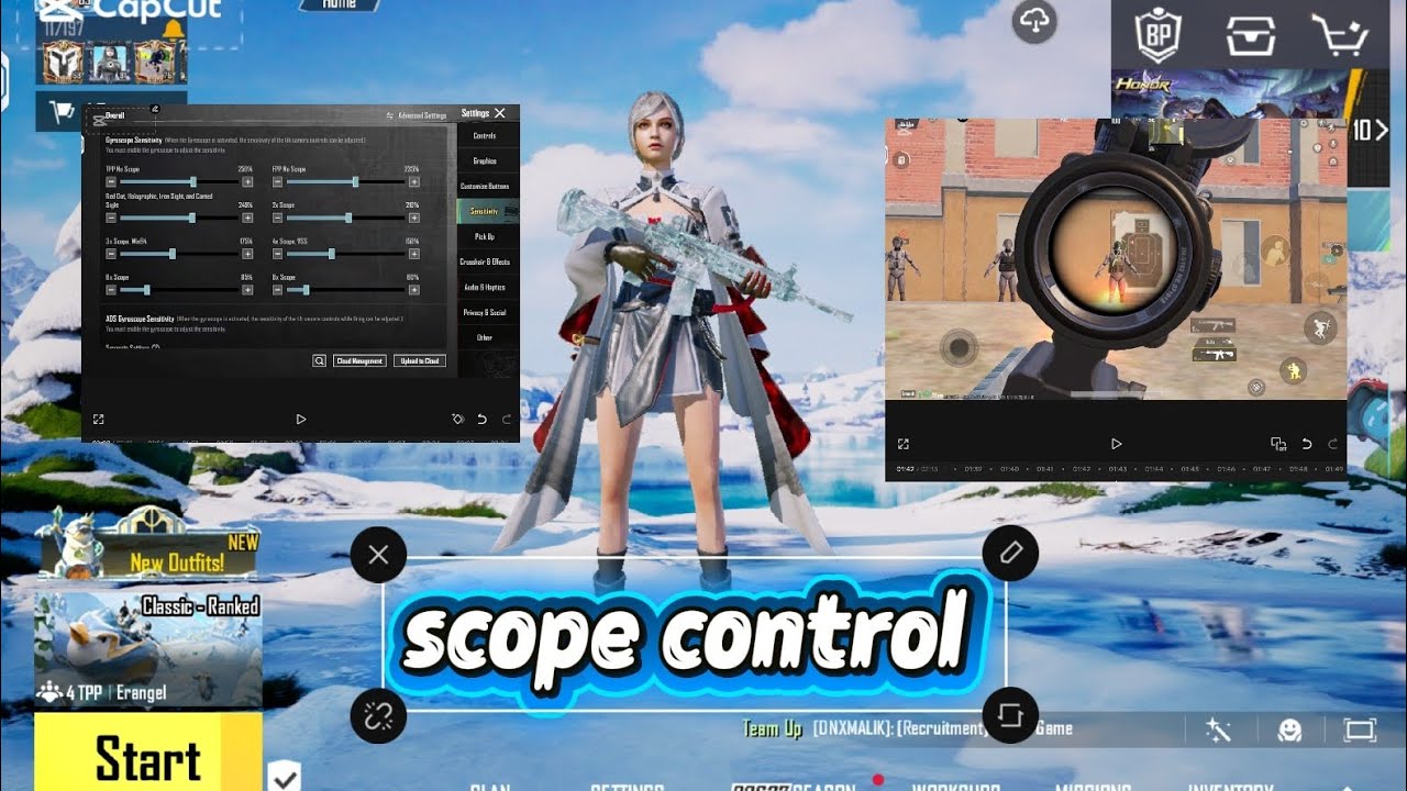 2026 new scope control sensitivey best control 💪