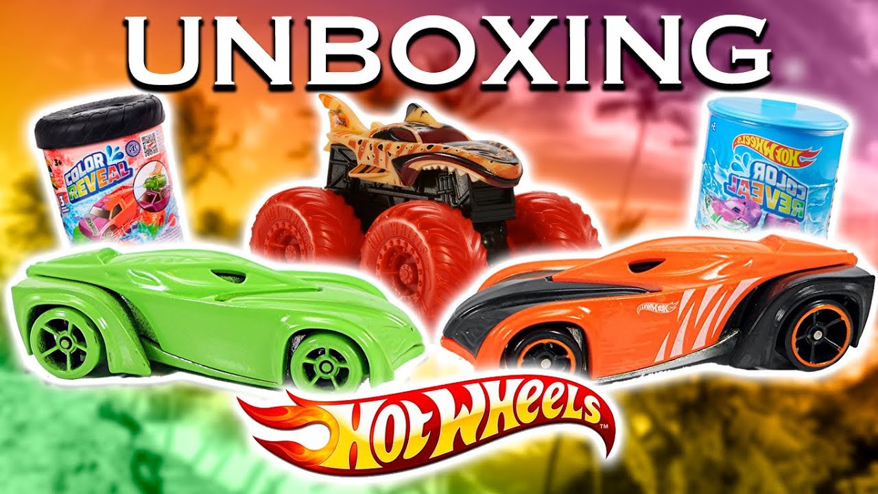 Hot Wheels Color Reveal Vehicles Color Change 2 1:64 Cars! #ColorReveal # HotWheels #unboxing 