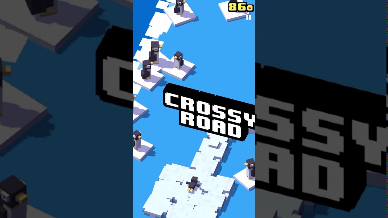Crossy Road Slippy Penguin Gameplay - YouTube