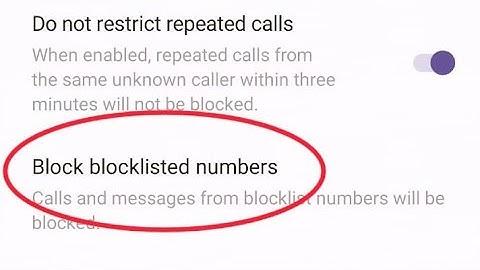 Vivo t1 44w mein Blacklist se number Kaise remove Kare , how to remove number from blacklist