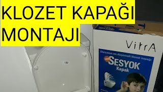 YAVAŞ KAPANIR KLOZET KAPAĞI MONTAJI