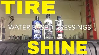 Another Tire Shine Showdown!!! Water Based Tire Dressings!! CG VRP, Jay Leno Garage, 303 Tire Balm!!