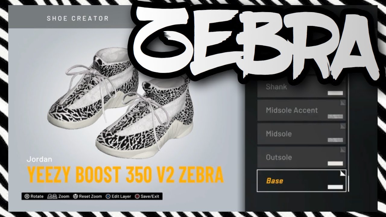 NBA 2K20 Shoe Creator - Yeezy Boost 350 