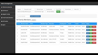 Mahal Software — How to Add Family Head & Members (Demo | Dummy Data) screenshot 5
