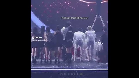 Thumbnail of junghwan leaves way for newjeans minji #newjeans #minji#junghwan #treasure #tma2023#shorts#fyp #fypシ
