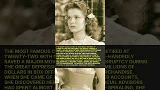 THE BANKRUPT CHILD STAR, #SHIRLEYTEMPLE, #INTERESTINGSTORIES, #CELEBRITYSTORIES 1