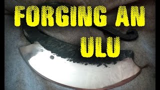 Forging an Ulu Style Herb Chopper