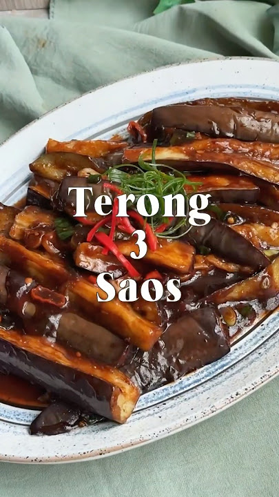 Bikin Terong 3 Saos! Makan pake nasi angket nikmat banget🤤 #resepterong #terong #terong3saos