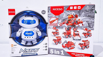 Unboxing Robot RC, Remote Control Robot, M VOICE Robot, Smart Robot Remote Control Dancing Robot