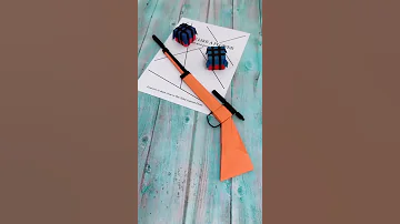 Origami Easy Gun | How To Make Paper Gun #Shorts