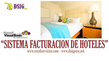 Sistema de Facturacion Hoteles en VBA Excel