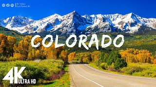Расслабляющий фильм Колорадо 4K | Панорама Скалистых гор | Природа Колорадо с эмбиент-музыкой