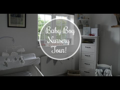 Baby Boy Nursery Tour | Space Saving Ideas