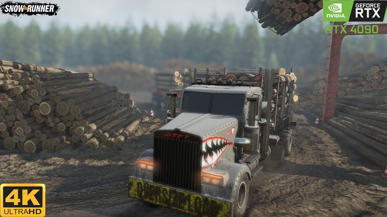 SnowRunner Medium Logs Delivery Challenge RTX 4090 G923 Wheel snowrunner-medium-logs-delivery-challenge-rtx-4090-g923-wheel