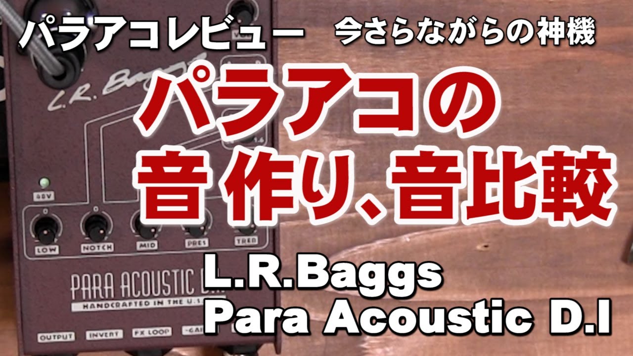 L.R.Baggs Para Acoustic D.I. パラアコ