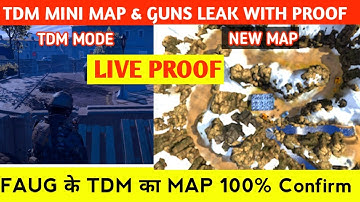 FAUG GAME TDM MAP AND GUNS UPDATE WITH PROOF | FAUG TDM UPDATE | FAUG  V5 MODE LAUNCH DATE FAUG NEWS