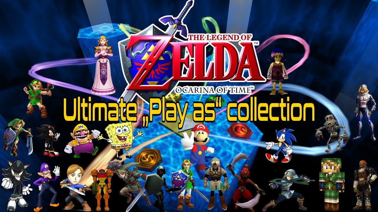 The Legend of Zelda Ocarina of Time Ultimate Play as Hack Collection 