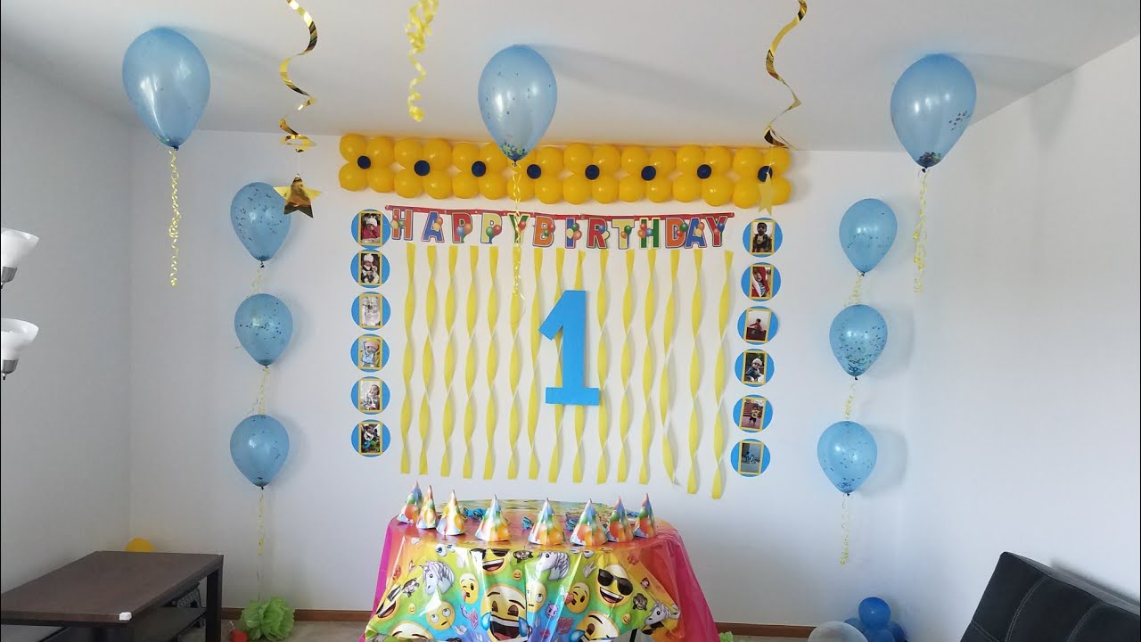 Simple Balloon Decoration Ideas For Birthday Party At Home Two Birds Home Simple Balloon Decoration Ideas For Birthday Party At Home Two Birds Home