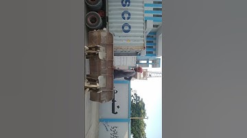 #caterpillar 910wheel loader container loading بن qasim karachi