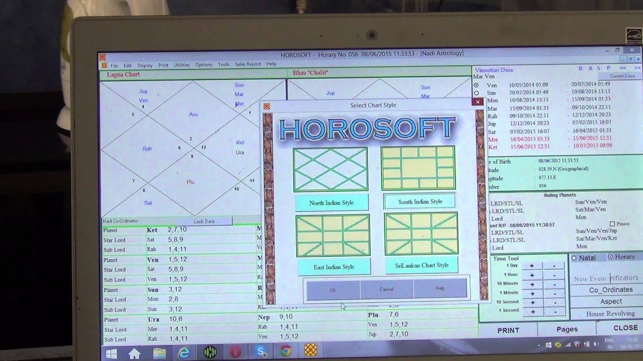 Horosoft Birth Chart