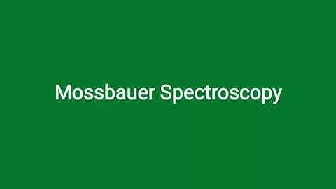 Mossbauer Spectroscopy : Part 1