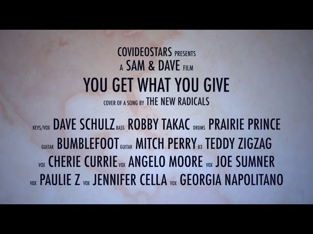 You Get What You Give - Dave Schulz & Friends / CoVideoStars Episode #7