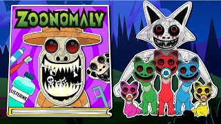 Making Zoonomaly Horror Best Game Book DIY + ( Horror Squishy + Smiling Critters ) @LIGHTSAREOFF