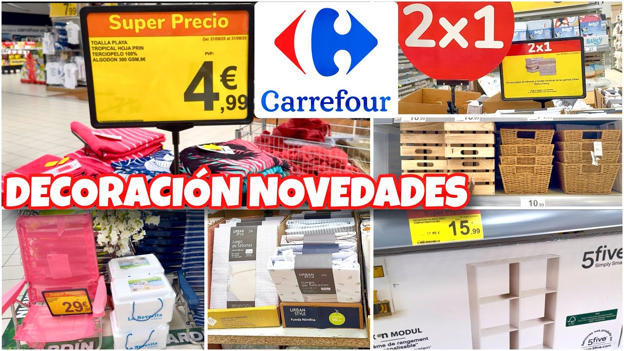 🔥ÚLTIMAS NOVEDADES CARREFOUR‼️/ Decoración Organización/Almacenaje Muebles AuxiliaresAlfombras Home