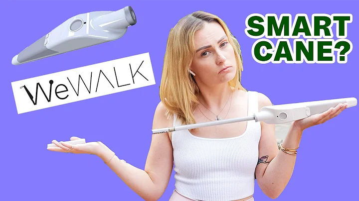 Trying A $600 SMART Cane for the Blind!